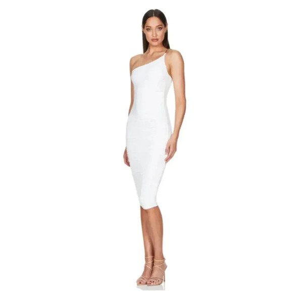 Nookie Alyssa chain Midi Dress NWT Size Small - Picture 3 of 7